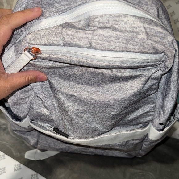 adidas grey w/ rosegold accents Backpack - Picture 3 of 15